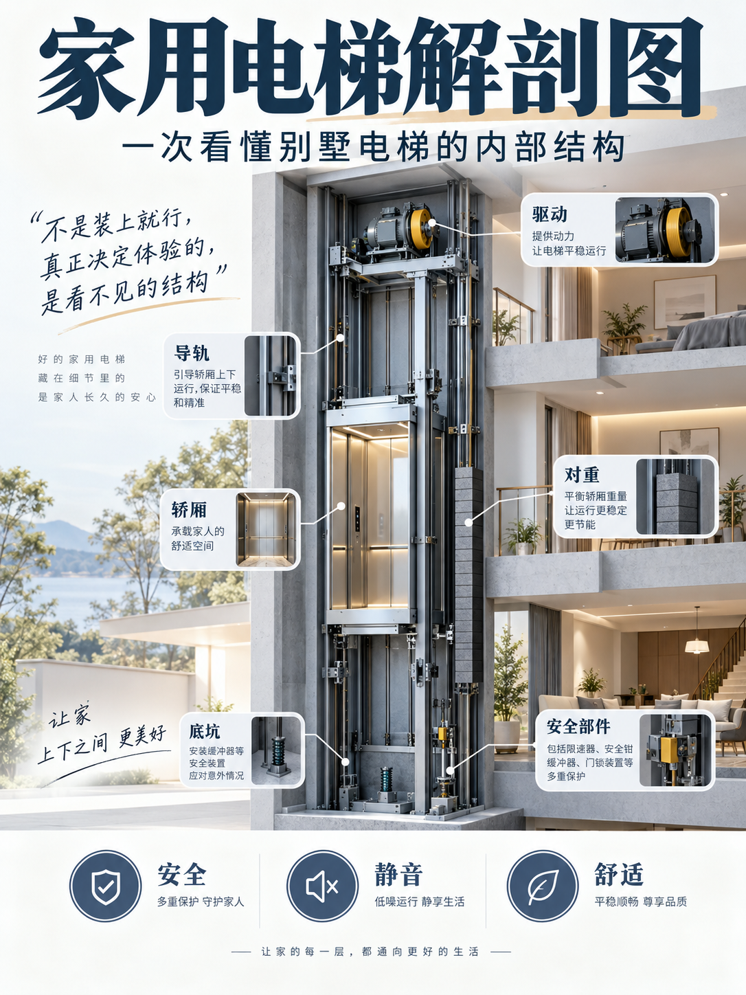 许昌家用电梯里面到底藏了什么？一张图拆给你看